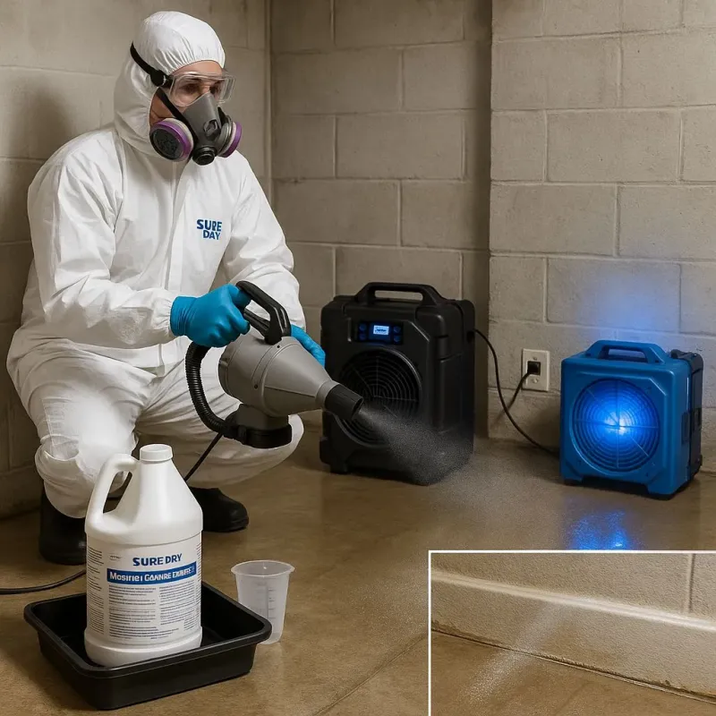 Sanitization and Odor Removal process in Poynette, WI